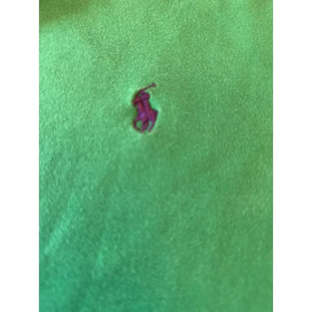 Polo By Ralph Lauren‎ Men's Green Polo Shirt XL 100% Cotton Short Sleeve